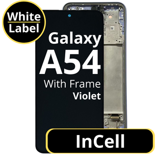LCD InCell For Galaxy A54 Violet With Frame Not Original White Box
