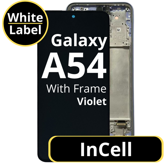 LCD InCell For Galaxy A54 Violet With Frame Not Original White Box