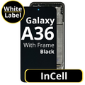 LCD InCell For Galaxy A36 Black With Frame Not Original White Box
