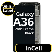 LCD InCell For Galaxy A36 Black With Frame Not Original White Box