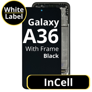 LCD InCell For Galaxy A36 Black With Frame Not Original White Box