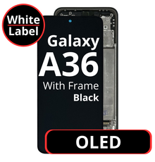 LCD OLED For Galaxy A36 Black With Frame Not Original White Box