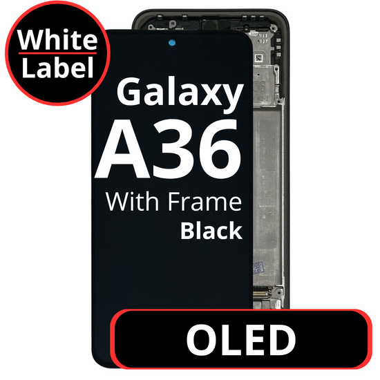 LCD OLED For Galaxy A36 Black With Frame Not Original White Box