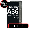 LCD OLED For Galaxy A36 Gray With Frame Not Original White Box