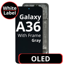 LCD OLED For Galaxy A36 Gray With Frame Not Original White Box