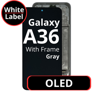 LCD OLED For Galaxy A36 Gray With Frame Not Original White Box