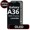 LCD OLED For Galaxy A36 Lavender With Frame Not Original White Box