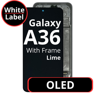 LCD OLED For Galaxy A36 Lime With Frame Not Original White Box
