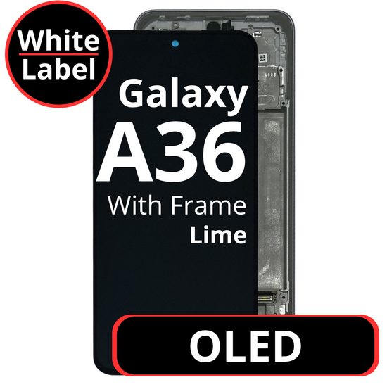 LCD OLED For Galaxy A36 Lime With Frame Not Original White Box