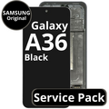LCD Samsung Galaxy A36  GH82-36841A  A366 With Frame Black Service Pack Box
