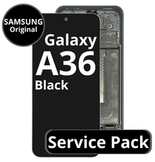 LCD Samsung Galaxy A36  GH82-36841A  A366 With Frame Black Service Pack Box
