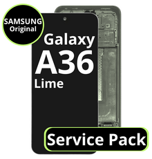 LCD Samsung Galaxy A36  GH82-36841C A366 With Frame Lime Service Pack Box