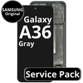 LCD Samsung Galaxy A36  GH82-36841B A366 With Frame Awesome Grey Service Pack Box