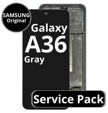LCD Samsung Galaxy A36  GH82-36841B A366 With Frame Awesome Grey Service Pack Box