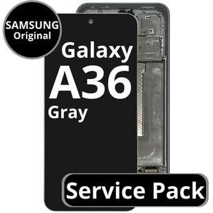 LCD Samsung Galaxy A36  GH82-36841B A366 With Frame Awesome Grey Service Pack Box