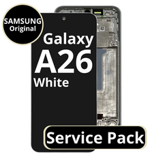 LCD Samsung Galaxy A26  GH82-37049B A266 With Frame White Service Pack Box