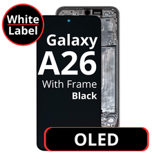 LCD OLED For Galaxy A26 Black With Frame Not Original White Box