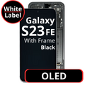 LCD OLED For Galaxy S23 FE Black With Frame Not Original White Box