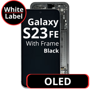 LCD OLED για Galaxy S23 FE Μαύρο με Πλαίσιο Όχι Γνήσιο Λευκό Κουτί
