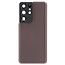 Back Cover with Camera Lens for Samsung S21 Ultra (No Logo) (Phantom Brown)