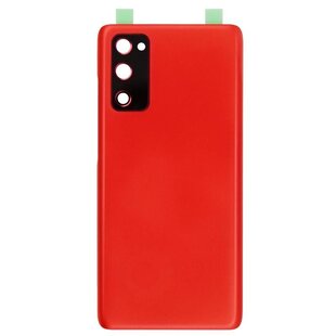 Back Cover with Camera Lens for Galaxy S20 FE 4G / 5G MT Tech (Non Original) (Cloud Red)