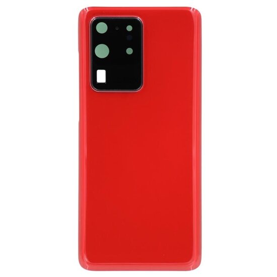 Back Cover with Camera Lens for Galaxy S20 Ultra (Non Original) (Cosmic Red)