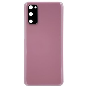 Back Cover with Camera Lens for Galaxy S20 (Non Original) (Cloud Pink)