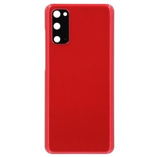 Back Cover with Camera Lens for Galaxy S20 (Non Original) (Aura Red)