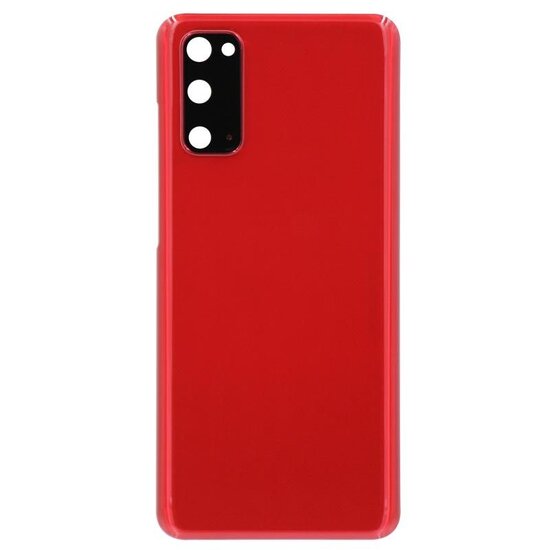 Back Cover with Camera Lens for Galaxy S20 (Non Original) (Aura Red)