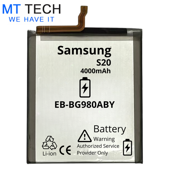 BATTERY MT Tech For Samsung S20 EB-BG980ABY 4000mAh