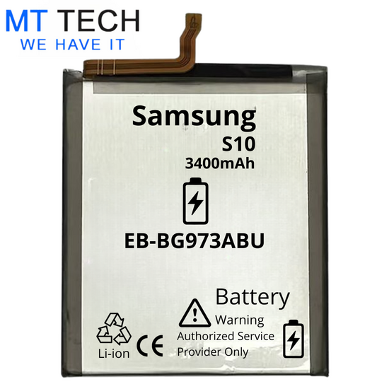 BATTERY MT Tech For Samsung S10 EB-BG973ABU 3400mAh