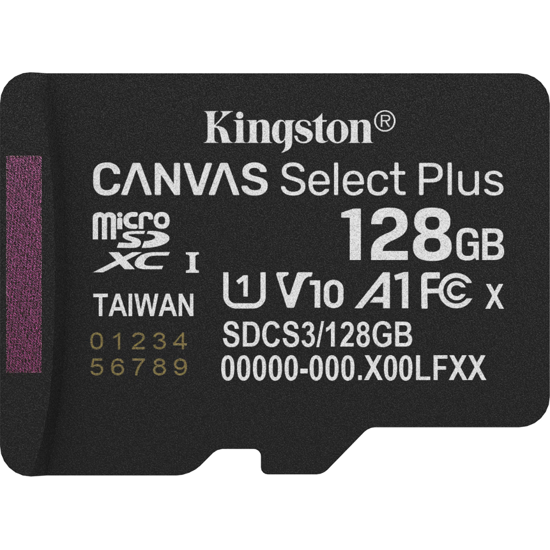 Kingston Canvas Select Plus Gen. 3 microSDXC 128GB, met SD-adapter SDCS3, foto 5 van 6