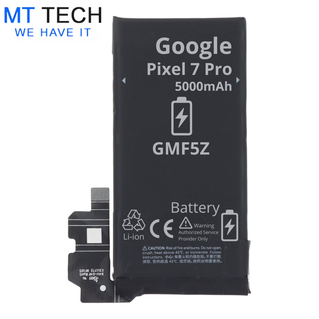 BATTERY MT Tech For Google Pixel 7 Pro GMF5Z 5000mAh