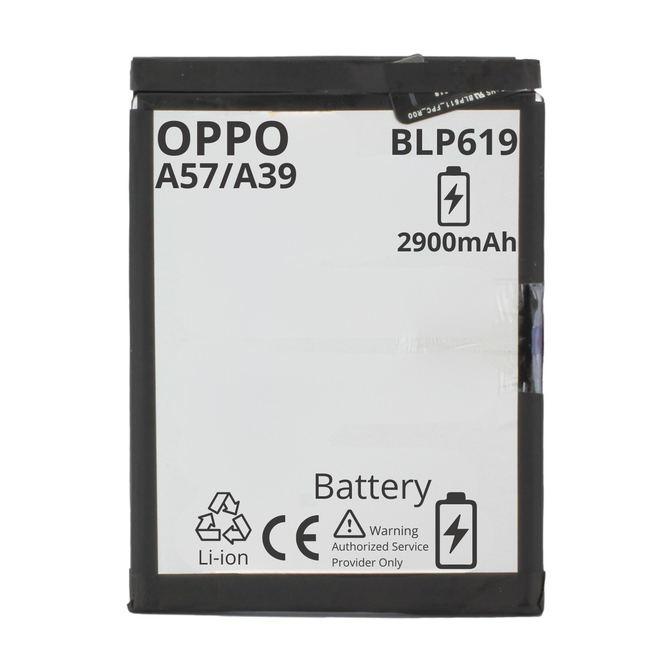 BATTERY MT Tech For Oppo A57 / A39 - BLP619 - 2900mAh, foto 3 van 3
