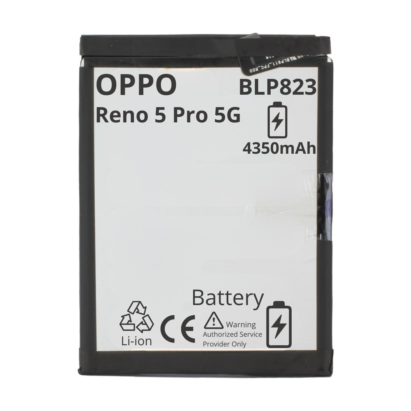BATTERY MT Tech For Oppo Reno 5 Pro 5G - BLP823 - 4350mAh, foto 3 van 3