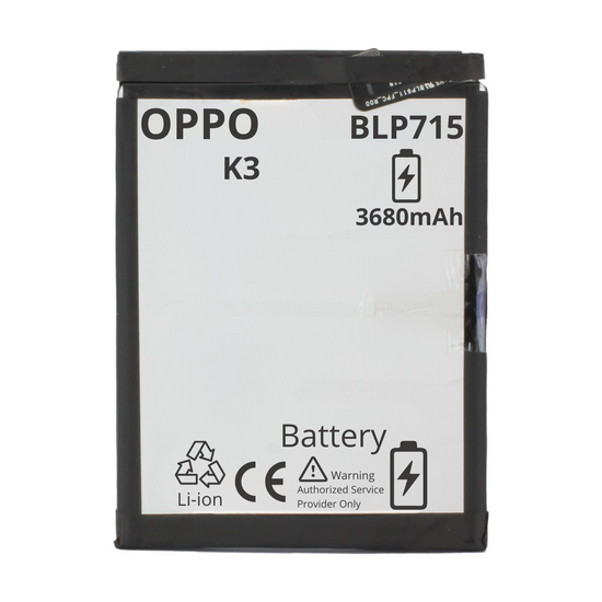 BATTERY MT Tech For Oppo K3 - BLP715- 3680mAh