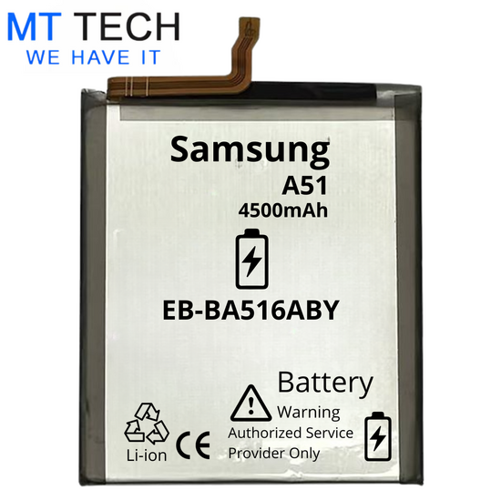 BATTERY MT Tech For Samsung A51 - EB-BA516ABY - 4500mAh