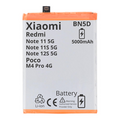 BATTERY MT Tech For Xiaomi Redmi Note 11 5G / 11S 5G / 12S 5G / Poco M4 Pro 4G - BN5D - 5000mAh