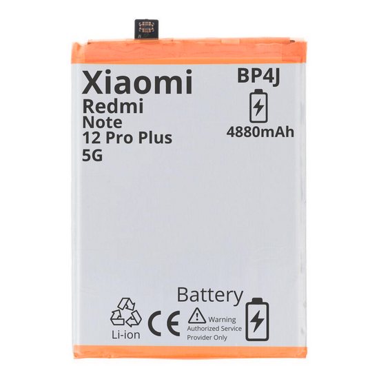 BATTERY MT Tech For Xiaomi Redmi Note 12 Pro Plus - BP4J - 4880mAh