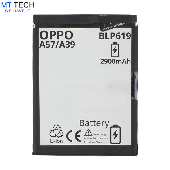 BATTERY MT Tech For Oppo A57 / A39 - BLP619 - 2900mAh
