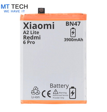 BATTERY MT Tech For Xiaomi A2 Lite / Redmi 6 Pro - BN47 - 3900mAh