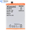 BATTERY MT Tech For Xiaomi Redmi 12 4G / 5G / Note 12R / Poco M6 Pro 5G - BM5R - 4000mAh