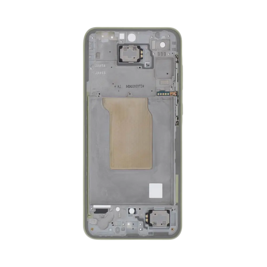 Middle Frame for Samsung Galaxy A35 Awesome Lemon