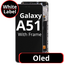 LCD Oled For Galaxy A51 Black With Frame Not Original White Box