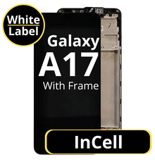 LCD InCell For Galaxy A17 Black With Frame Not Original White Box