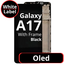 LCD Oled For Galaxy A17 Black With Frame Not Original White Box