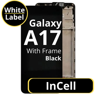 LCD InCell For Galaxy A17 Black With Frame Not Original White Box