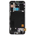 LCD InCell For Galaxy A40 Black With Frame Not Original White Box