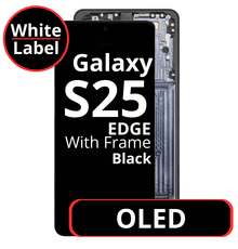 LCD OLED For Galaxy S25 Edge Black With Frame Not Original White Box