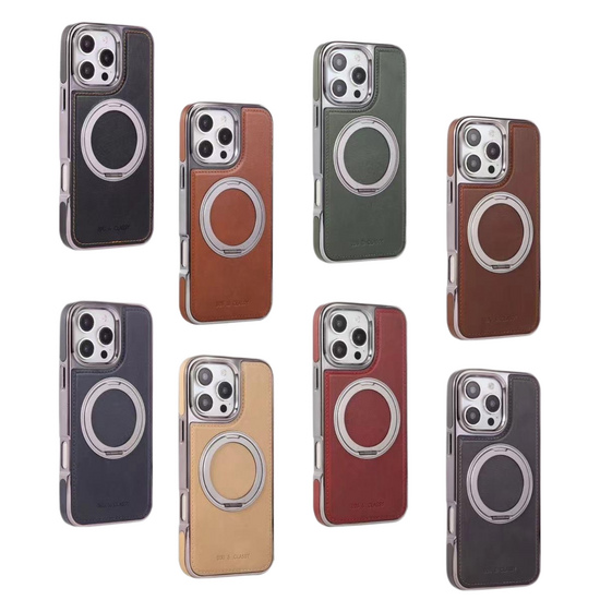 Lavann 360 Rotating Leather Case for IPhone 17 Pro Max